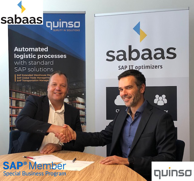 Quinso en Sabaas sluiten een SAP Special Business Member