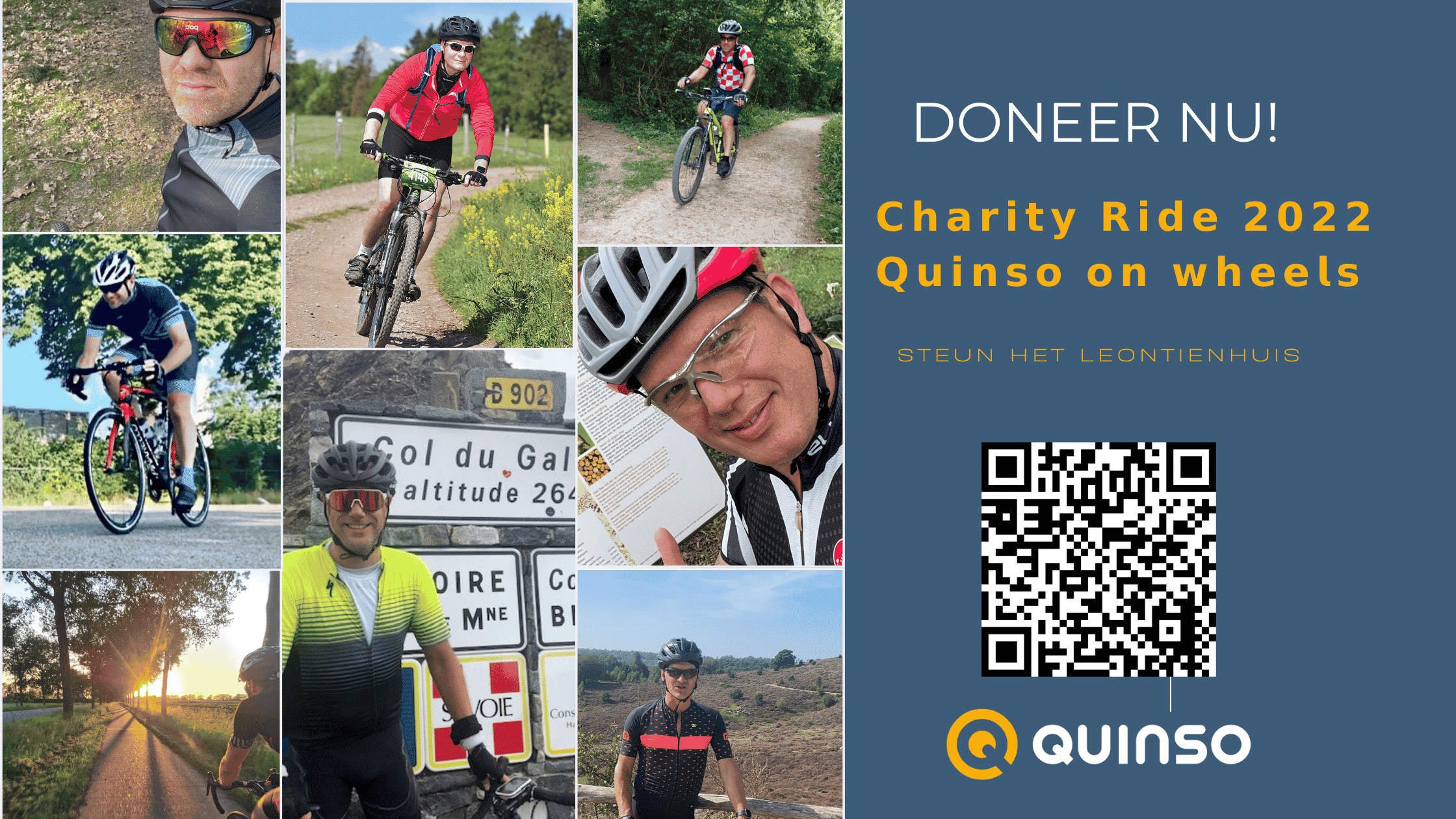 Charity Ride 2022 | Quinso on wheels