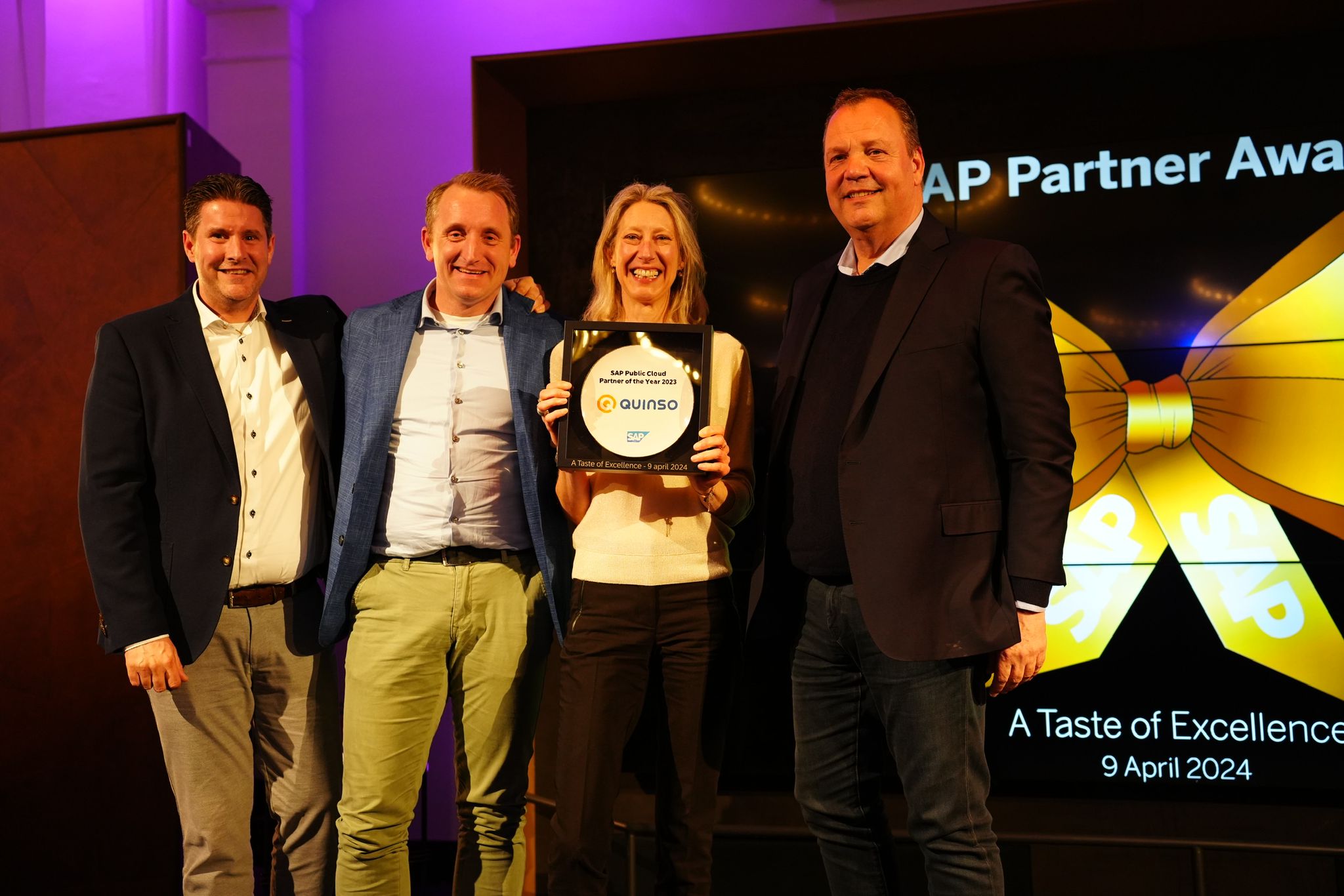Quinso SAP Public Cloud Partner of the Year 2023!